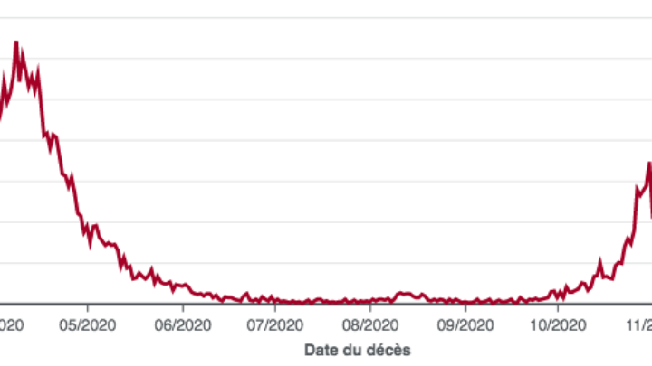 Vagues décès covid Belgique