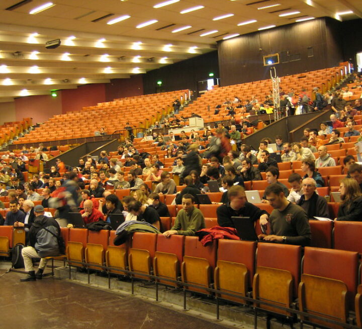 Auditoire Janson, prise en février 2008 par Phil Whitehouse
