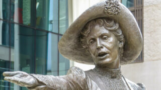 Emmeline Pankhurst in Manchester
