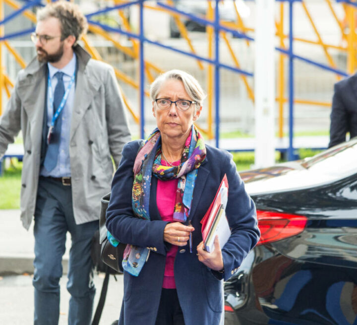 Élisabeth Borne, alors ministre des transports, lors d’un déplacement européen, photo prise en septembre 2017 par Aron Urb pour l’EU2017EE, présidence estonienne de l’UE. CC-BY 2.0