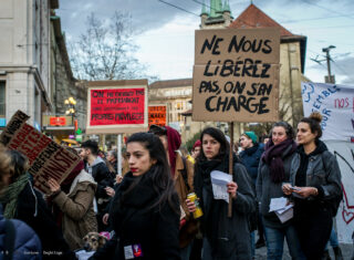 ©BY-NC-ND 2.0; photo de la manifestation féministe du 8 mars 2019, prise par Gustave Deghilage en mars 2019.