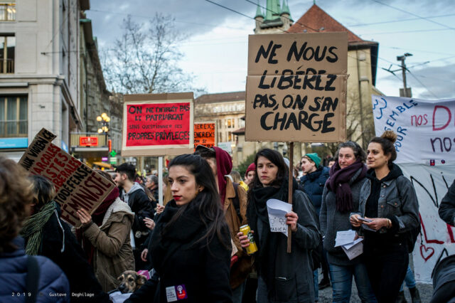 ©BY-NC-ND 2.0; photo de la manifestation féministe du 8 mars 2019, prise par Gustave Deghilage en mars 2019.