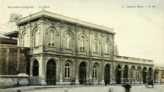 Gare de Cureghem, vue du corps est, (coll. Belfius Banque – Académie royale de Belgique © ARB – urban.brussels, DE29_424)