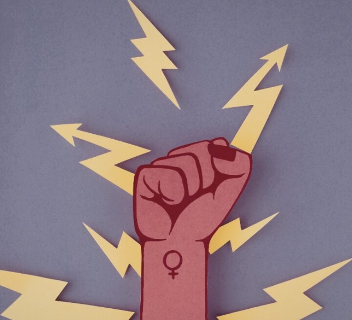 Fist of feminism unleashing the power within – (c) Andrei Stoica
